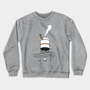 Coffee Mug Water Tower Crewneck Sweatshirt